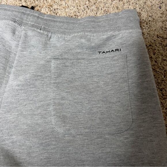 TAHARI Sport Heather Grey Men's Drawstring Waist Athletic Shorts Extra Large - Picture 6 of 7